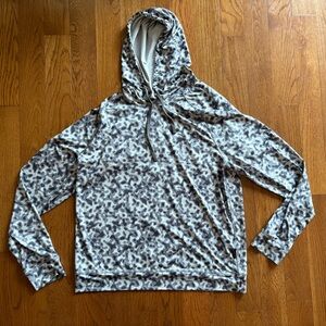 Dunning Men's Quest 2.0 Camo Ventilated Performance Hoodie "Ultimate Grey” M